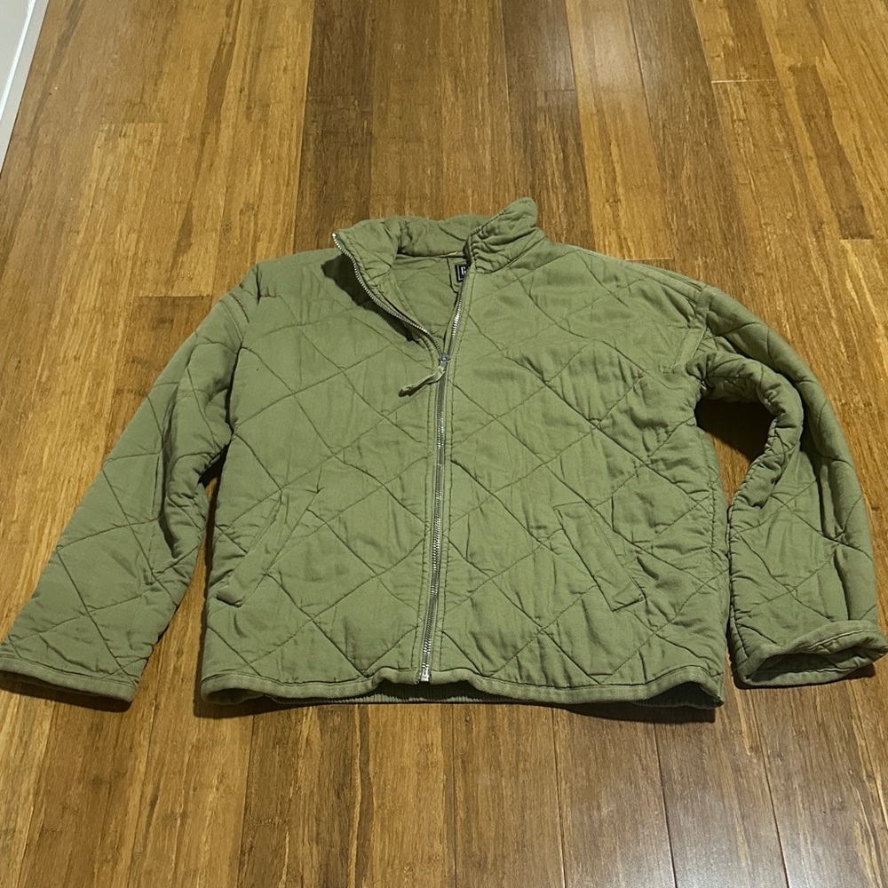 GAP Khaki Quilted Jacket